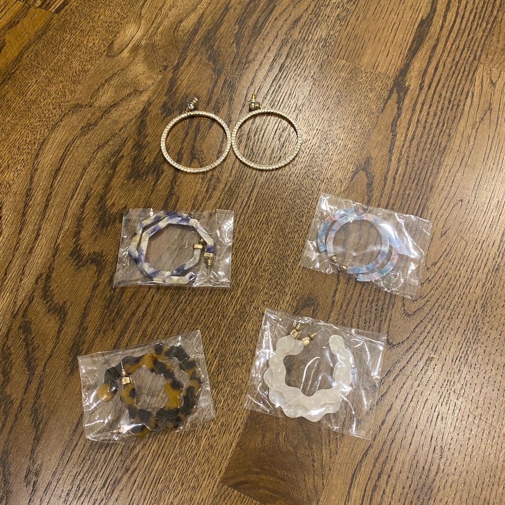 Five Pairs Of Women’s Earrings